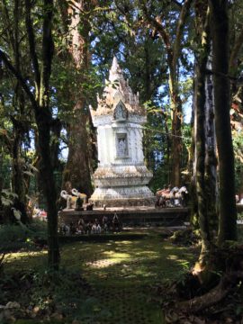 Temple at the top of Doi Inthanon 