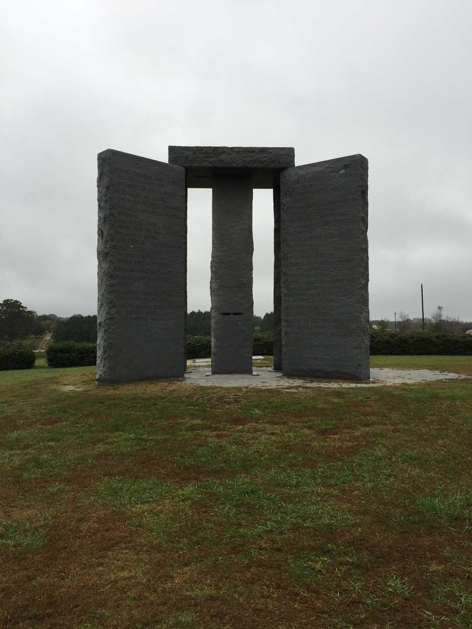 The Georgia Guidestones The World Wanderers